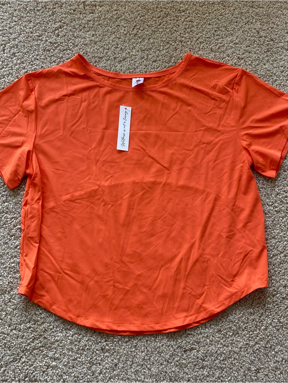 Senita Tangerine Race Ready Tee